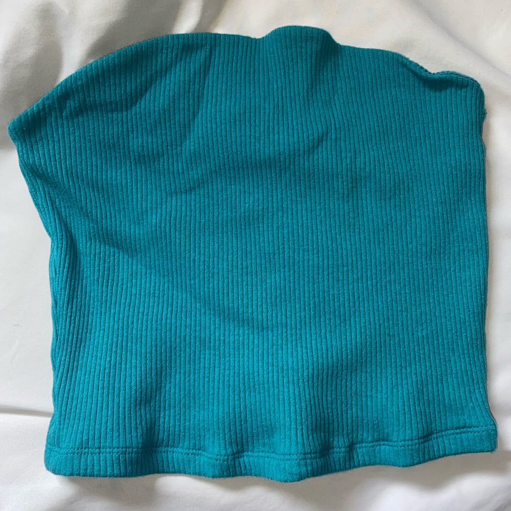 Teal GARAGE Tube Top